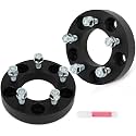 SCITOO 2Pcs 5x5 to 5x4.5 Wheel Spacers 1.25 inch for Jeep Black