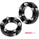 SCITOO 2pcs 6x5.5 Wheel Spacers 1.5 inch for Nissan Black Wheel Adapters