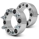 SCITOO 2Pcs 6x5.5 Wheel Spacers 2 inch for Toyota Silver Wheel Adapters