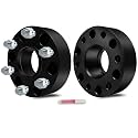 SCITOO 2Pcs 6x5.5 Wheel Spacers 2 inch for Chevy/for GMC Black