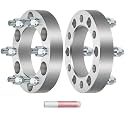 SCITOO 2Pcs 6x5.5 Wheel Spacers 1.25 inch for Toyota Silver