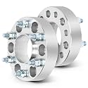 SCITOO 2Pcs 6x5 Wheel Spacers 1.5 inch for Chevy/for GMC Silver 78.1mm