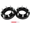 SCITOO 2Pcs 8x180 Wheel Spacers 1.5 inch for Chevy/for GMC Black