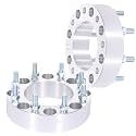 SCITOO 2Pcs 8x180 Wheel Spacers 2 inch for Chevy/for GMC Silver