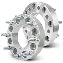 SCITOO 2Pcs 8x6.5 to 8x180 Wheel Spacers 1.5 inch for Chevy Silver