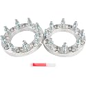 SCITOO 2Pcs 8x6.5 Wheel Spacers 1" Bore 125.6mm Studs 14x1.5 for Chevy