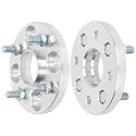 SCITOO 2X 15mm Silver 4x100mm to 4x100mm Hubcentric Wheel Spacers 4 Lug 12x1.5 54.1mm fits for Escort Wheel spacers 1991-2001 | for Corolla Wheel spacers 93-02
