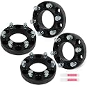 SCITOO 4Pcs 1.25 inch Wheel Spacers 6x5.5 to 6x5.5 with Studs 14x1.5 95.1mm