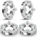 SCITOO 4Pcs 4x100 to 4x137 Wheel Spacers 1 inch for Mazda Silver