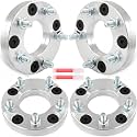 SCITOO 4Pcs 4x4.5 to 5x4.5 Wheel Adapters 1" Bore 73.1mm Studs 12x1.25