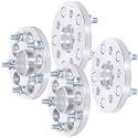 SCITOO 4Pcs 5x100 to 5x4.5 Wheel Spacers 15mm for Subaru Silver