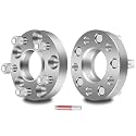 SCITOO 4Pcs 5x120 Wheel Spacers 1 inch for BMW Silver Wheel Adapters