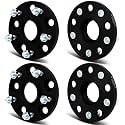 SCITOO 4Pcs 5x4.5 Wheel Spacers 15mm for Subaru Black Wheel Adapters