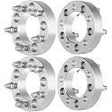 SCITOO 4Pcs 5x4.5 Wheel Spacers 1.25 inch for Jeep Silver Wheel Adapters