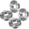 SCITOO 4Pcs 5x4.5 Wheel Spacers 1 inch for Mazda/for Hyundai Silver