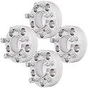 SCITOO 4Pcs 5x4.5 Wheel Spacers 1.5 inch for Jeep Silver Wheel Adapters