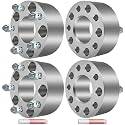 SCITOO 4Pcs 5x4.75 Wheel Spacers 2.5 inch for Chevy Silver Wheel Adapters
