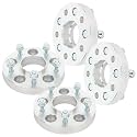 SCITOO 4Pcs 5x4.75 Wheel Spacers 1 inch for Chevy Silver Wheel Adapters