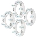 SCITOO 4Pcs 5x5.9/5x150 Wheel Spacers 1 inch for Toyota/for Lexus Silver
