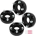 SCITOO 4Pcs 5x5 Wheel Spacers 1.5 inch for Jeep/for Dodge Black