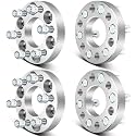 SCITOO 4Pcs 6x4.5 Wheel Spacers 1 inch for Dodge Silver Wheel Adapters