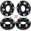 SCITOO 4Pcs 6x5.5 Wheel Spacers 1 inch Bore 78.1mm Studs 14x1.5 6 Lug