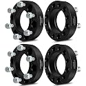 SCITOO 4Pcs 6x5.5 Wheel Spacers 1.5 inch for Toyota Black Wheel Adapters