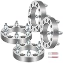 SCITOO 4Pcs 6x5.5 Wheel Spacers 1.25 inch for Toyota Silver Wheel Adapters