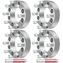 SCITOO 4Pcs 8x6.5 to 8x180 Wheel Spacers 2 inch for Chevy/for GMC Silver