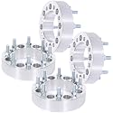 SCITOO 4Pcs 8x6.5 Wheel Spacers 2 inch for Dodge/for Ford Silver 130mm