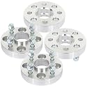 SCITOO 4Pcs Wheel Spacers 1 inch 4x100 Bore 56.1mm Studs 12x1.5 4 Lug