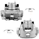 SCITOO Front Left &amp; Right Disc Brake Calipers With Bracket 18B5474 18B5475