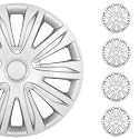 SCITOO Hubcaps Wheel Cover 17" 4 PCS Silver