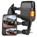 SCITOO Pair Towing Mirrors Fit 2003-2007 For Ford For F250 F350 F450 F550