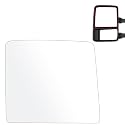 SCITOO Right Side Mirror Glass Replacement for 1999-2016 for Ford F-250 F-350 F-450 F-550 Super Duty 2000-2005 for Ford Excursion Manual Passenger Side Mirror Flat Upper 1 Piece