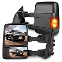 SCITOO Tow Mirrors fit 99-07 for F250 for F350 for F450 for F550 Super Duty