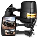 SCITOO Tow Mirrors Fit for Ford for F150 2004-2014 Left and Right Power