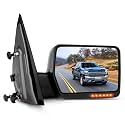 SCITOO Towing Mirror 2004-2006 for Ford for F-150 Rear View Automotive Exterior Mirror with Power Heated Front LED Signals (Passenger Side)