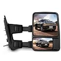 SCITOO Towing Mirror fit 08-16 for Ford for F250 F350 F450 F550 Super Duty