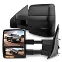 SCITOO Towing Mirrors for 2007-2014 For Ford For F-150 Pickup Truck