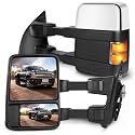 SCITOO Towing Mirrors Compatible with 1999-2007 For Ford For F250/F350/F450