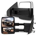 SCITOO Towing Mirrors Compatible 2007-2014 For Ford For F150 Pickup Truck