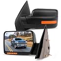 SCITOO Towing Mirrors Compatible For Ford For F-150 Series 2007-2014 Pair