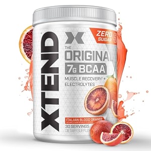 scivation xtend bcaas pre-workout 7g bcaas 0g carbssugar amp calories 35 leucine 25g l-glutamine 1g citrulline malate - 420 g 30 servings apple
