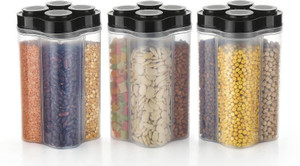 SCIVER Plastic Grocery Container - 2400 ml