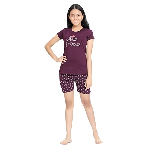 Kids Night Suit for Girls - Cotton