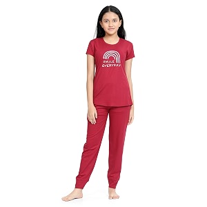 Kids Night Suit for Girls - Cotton