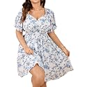 SCOMCHIC Womens Plus Size Summer Casual Sun Dress