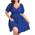 SCOMCHIC Womens Plus Size Summer Casual Sun Dress
