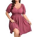 SCOMCHIC Womens Plus Size Summer Casual Sun Dress